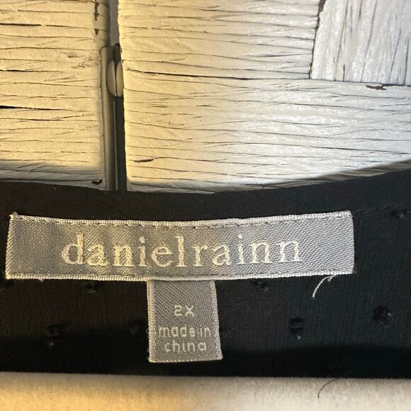 danielrainn women’s blouse pedal sleeves sheer top bohemian hippie plus size ￼ - Picture 5 of 10